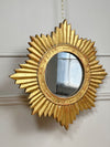A Rare Order of the Garter Giltwood Sunburst Mirror circa 1920 France