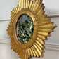 A Rare Order of the Garter Giltwood Sunburst Mirror circa 1920 France