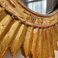 A Rare Order of the Garter Giltwood Sunburst Mirror circa 1920 France