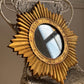 A Rare Order of the Garter Giltwood Sunburst Mirror circa 1920 France