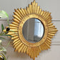 A Rare Order of the Garter Giltwood Sunburst Mirror circa 1920 France