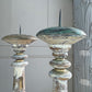 Pair Of 19th Century Swedish Gustavian Carved Wooden Candlesticks