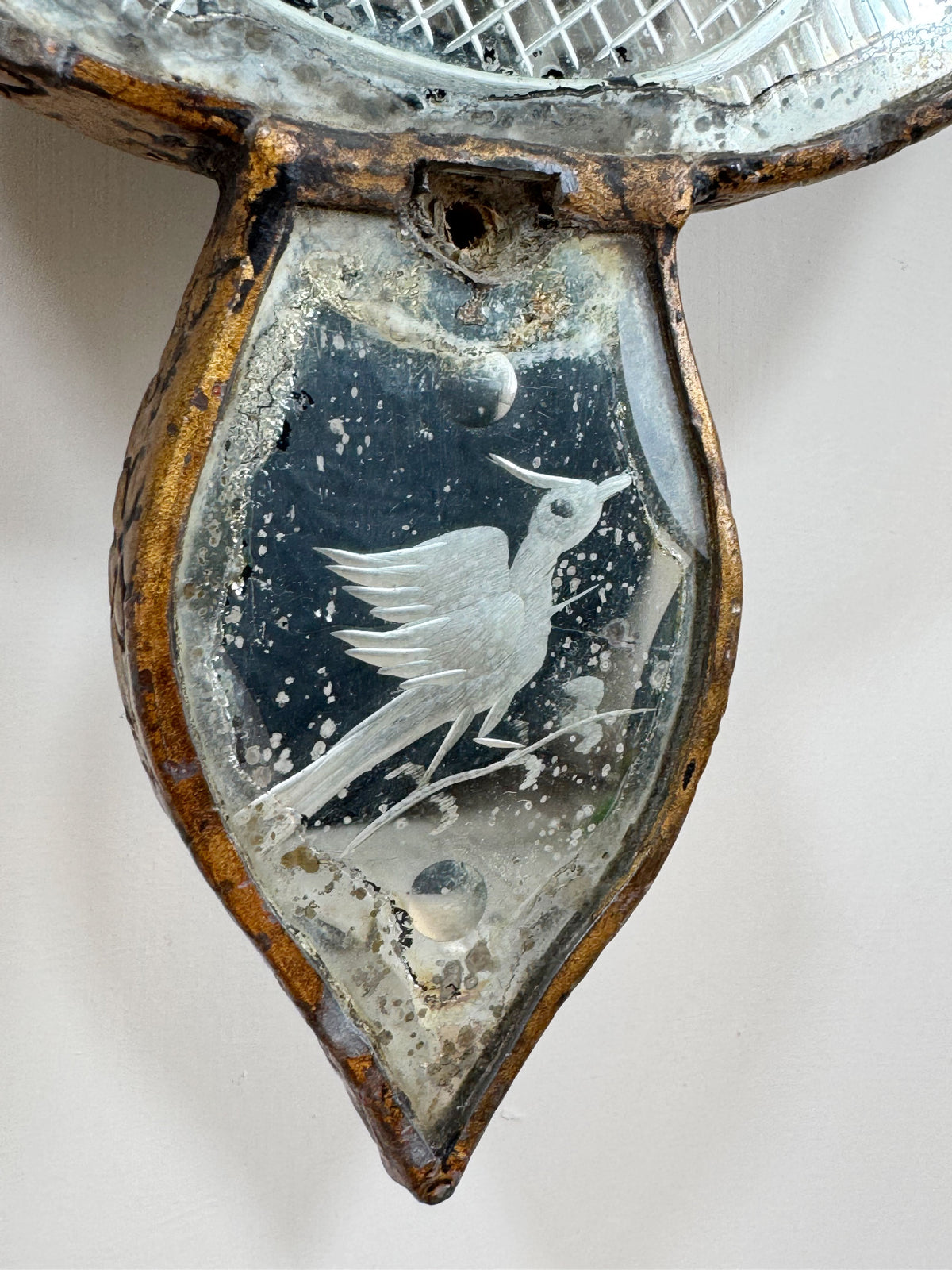 Venetian Etched Wall Mirror Late 18th Century
