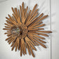 19th Century Large Wooden Church Sunburst Light