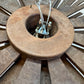 19th Century Large Wooden Church Sunburst Light