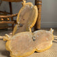 Pair of 18th Century Painted and Giltwood Church Plaques for St Joachim and St Josef