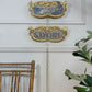Pair of 18th Century Painted and Giltwood Church Plaques for St Joachim and St Josef