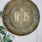 Late 18th Century Gilt and Polychrome Painted Altar Medallion / Plaque