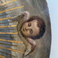 Late 18th Century Gilt and Polychrome Painted Altar Medallion / Plaque