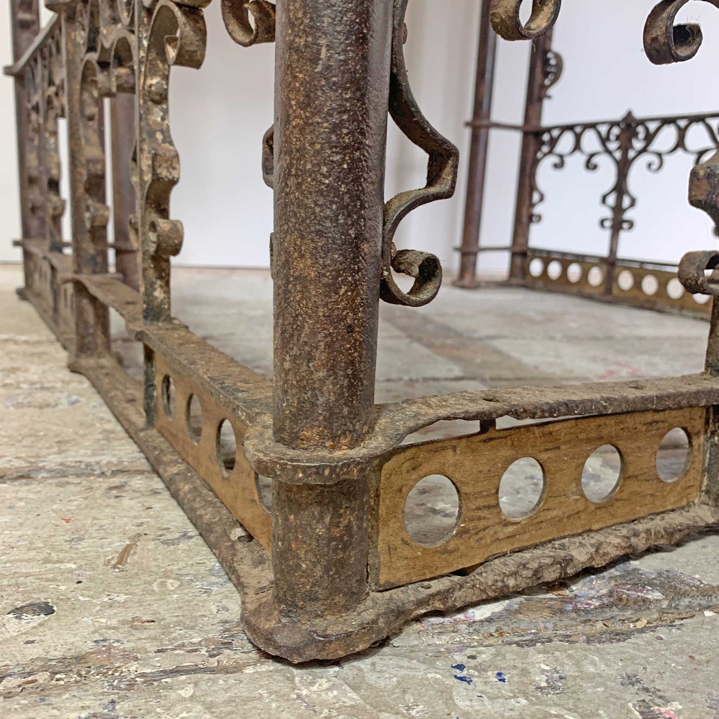 18th Century Hand Forged Wrought Iron Church Pulpit Table