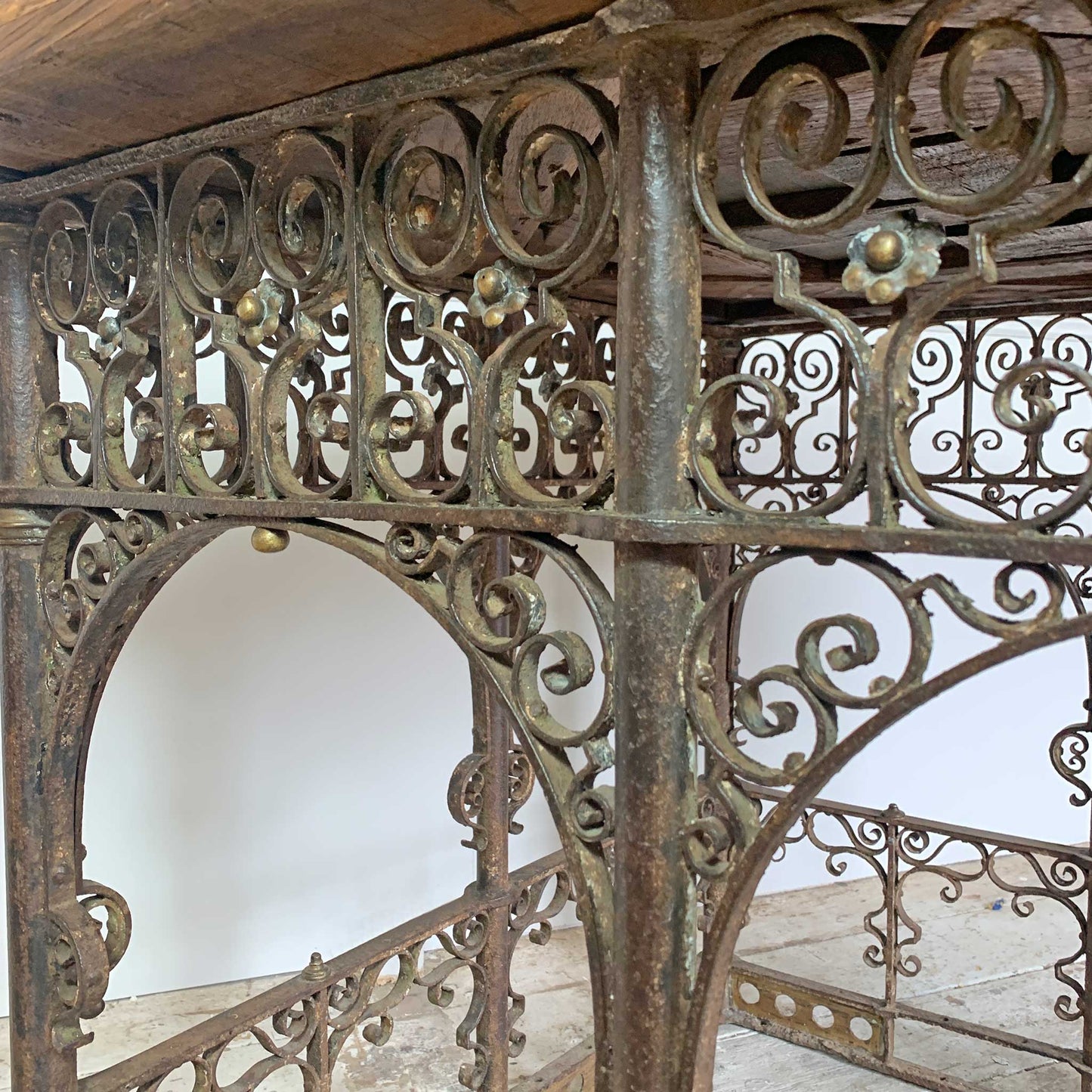 18th Century Hand Forged Wrought Iron Church Pulpit Table