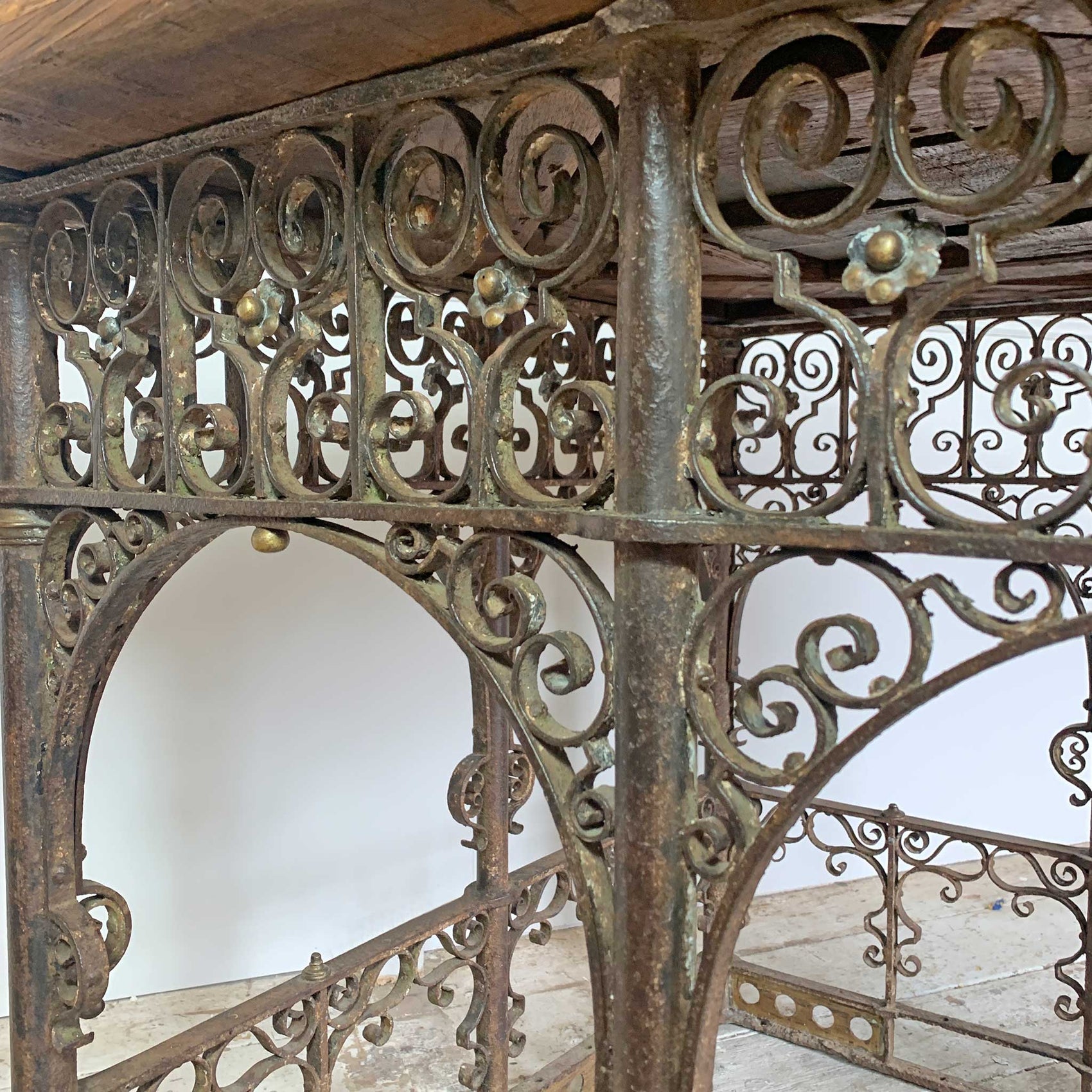18th Century Hand Forged Wrought Iron Church Pulpit Table