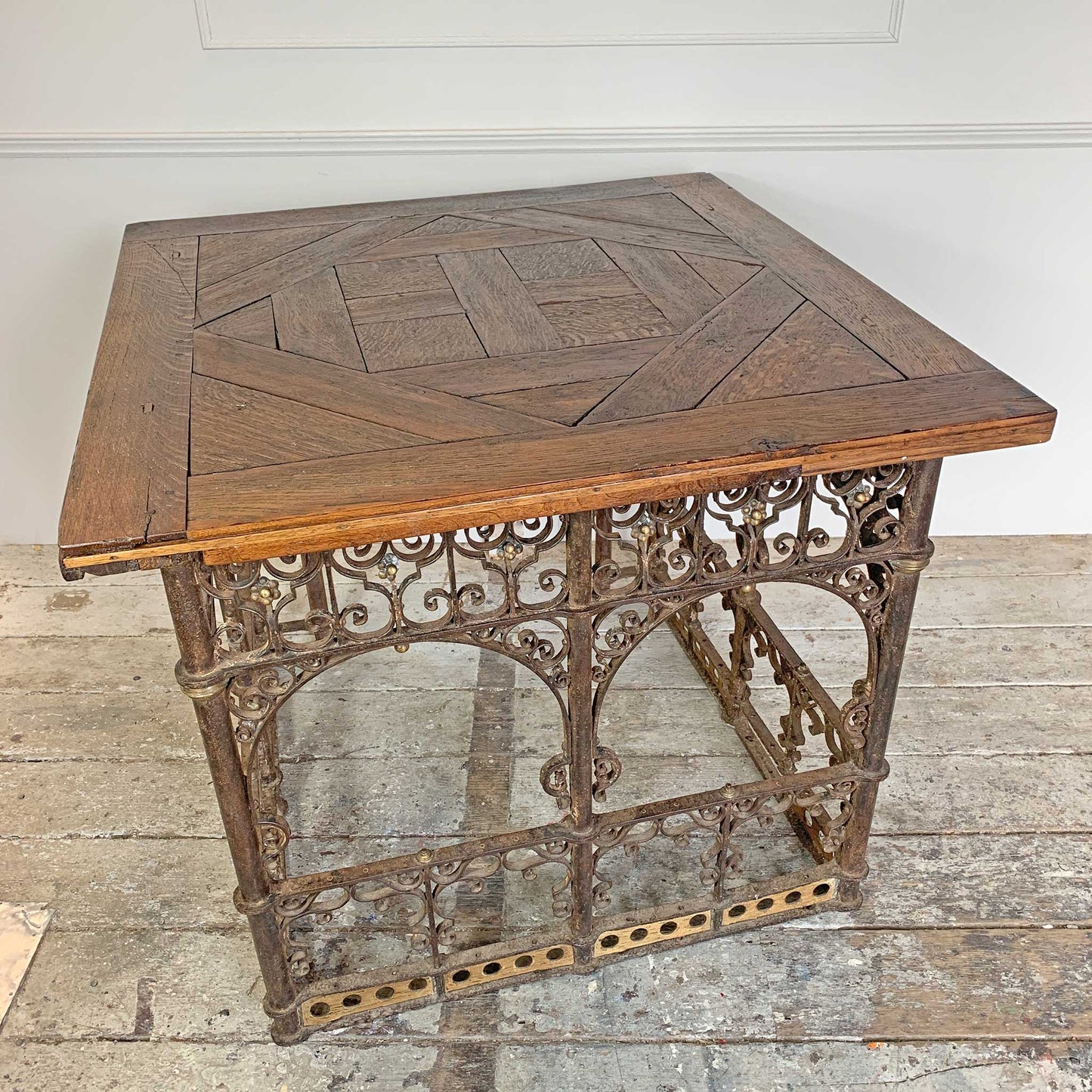18th Century Hand Forged Wrought Iron Church Pulpit Table