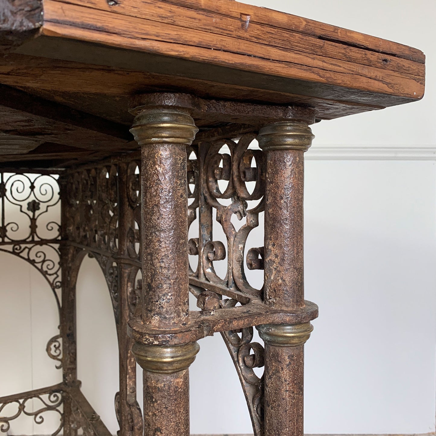 18th Century Hand Forged Wrought Iron Church Pulpit Table