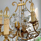 Banci Firenze Gilt Crystal Chinoiserie Chandelier