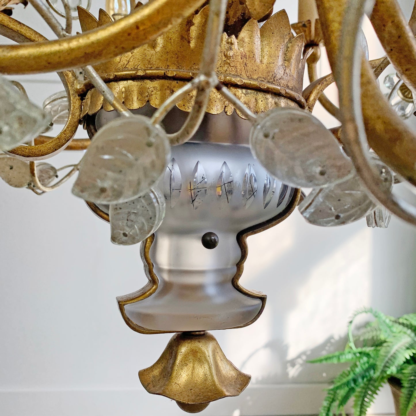 Banci Firenze Gilt Crystal Chinoiserie Chandelier