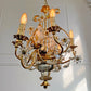 Banci Firenze Gilt Crystal Chinoiserie Chandelier
