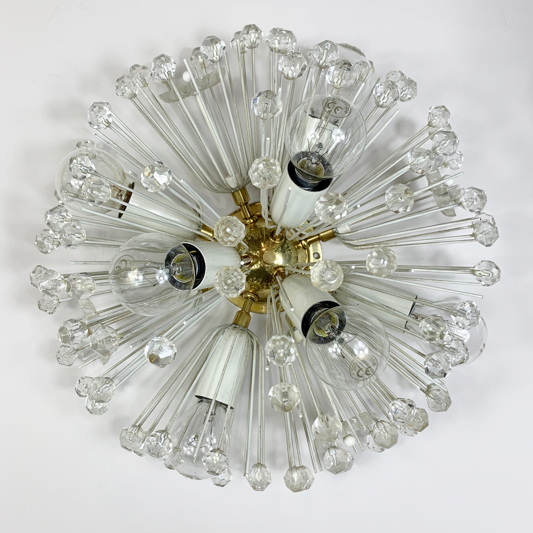 Sputnik Ceiling Light Snowball by Emil Stejnar for Rupert Nikoll