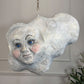 Large Folk Art Papier Mache Cloud With Face