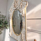An Exceptional 19th-Century French Dieppe Carved Bone Wall Mirror