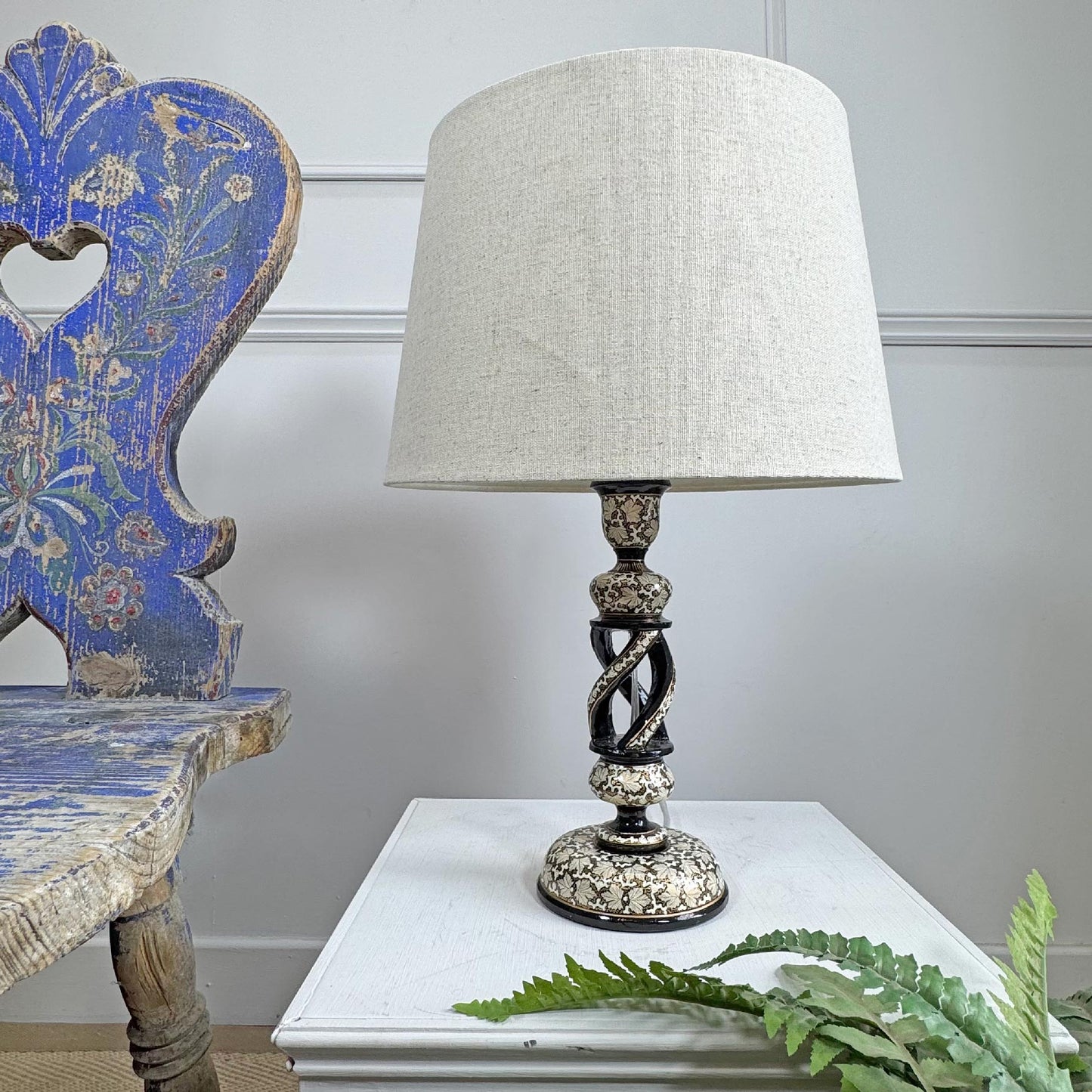 20th Century Kashmiri Table Lamp
