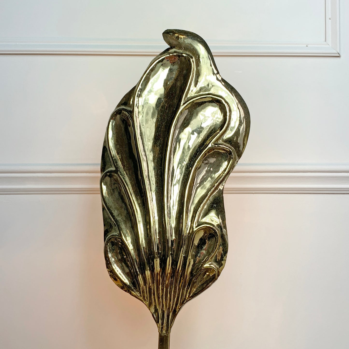 Tommaso Barbi Gold Double Leaf Lamp