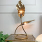 Tommaso Barbi Gold Double Leaf Lamp