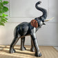 Huge 129 cm Tall Liberty of London Leather Elephant