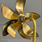 Maison Jansen Floral Table Lamp France 1970's