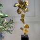 Maison Jansen Floral Table Lamp France 1970's
