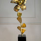 Maison Jansen Floral Table Lamp France 1970's