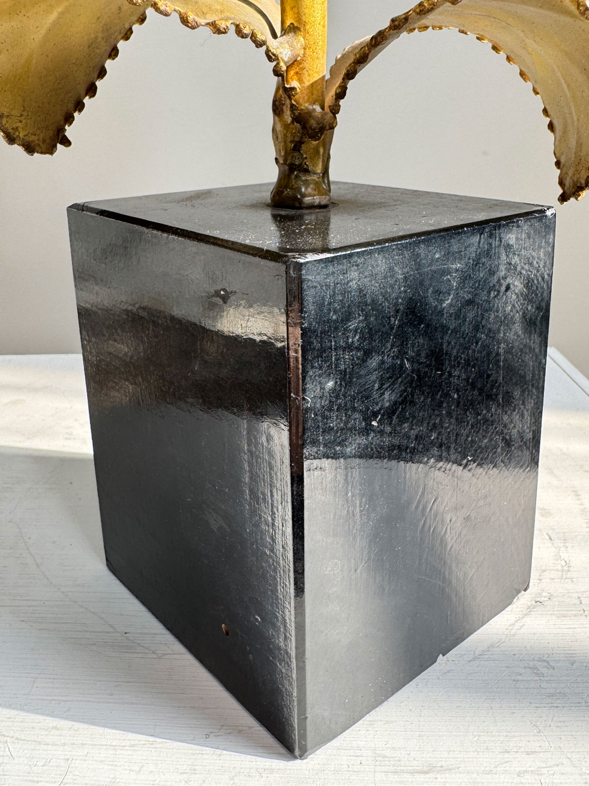 Maison Jansen Flower Table Lamp 1970's France
