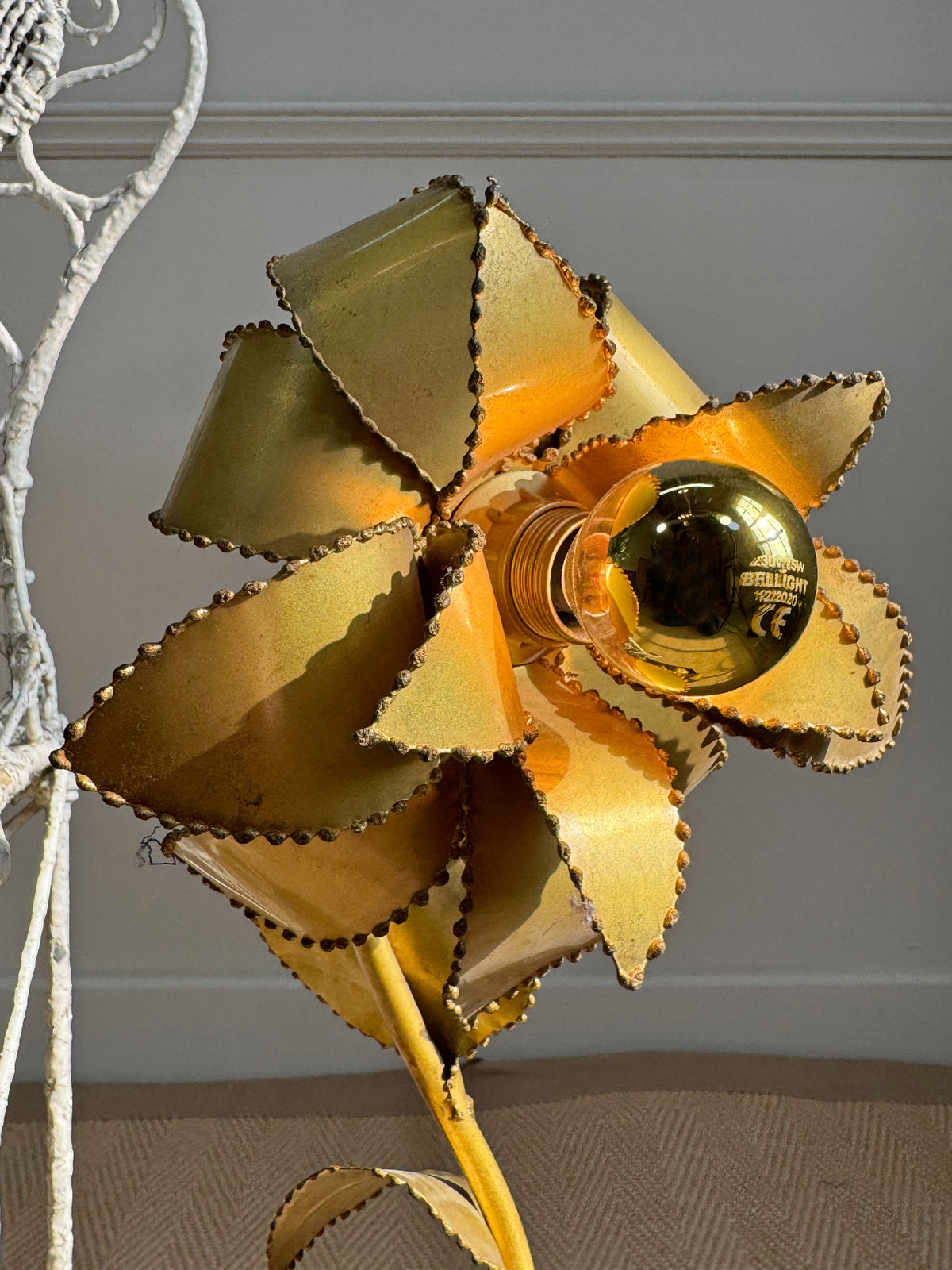 Maison Jansen Flower Table Lamp 1970's France