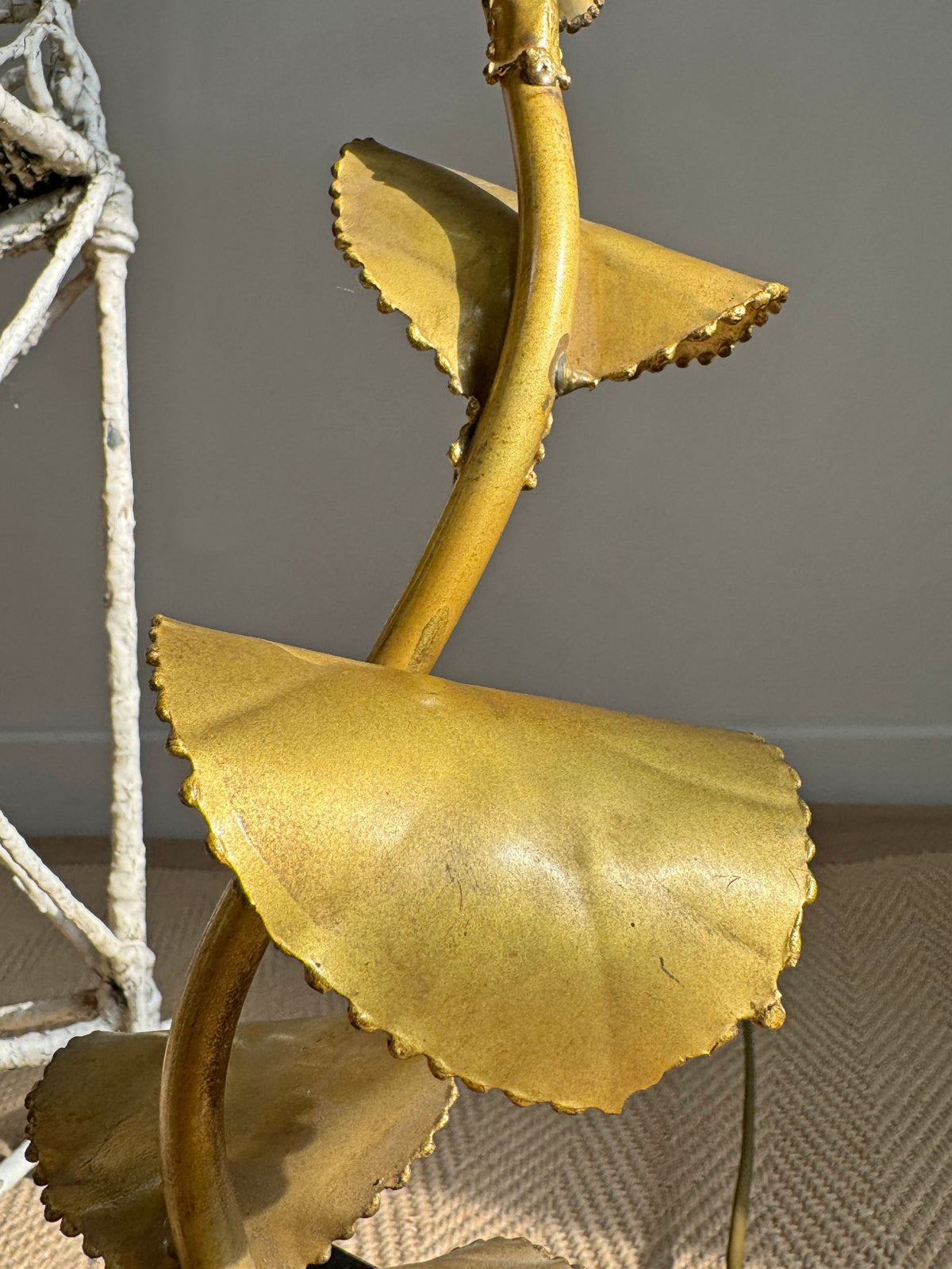 Maison Jansen Flower Table Lamp 1970's France