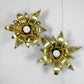 Pair of Maison Jansen Flower Wall Lights