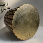 Mauro Manetti Gold Bamboo Basket Ice Bucket Italy 1960's