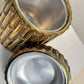 Mauro Manetti Gold Bamboo Basket Ice Bucket Italy 1960's