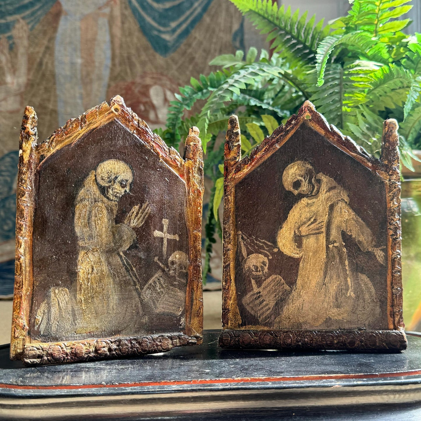 Pair Of Memento Mori 16th Century Italy