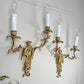 Pair of Mid Century Chinoiserie Figure Wall Lights