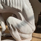 An Impeccable 1950's Italian Life Size Glazed Terracotta Greyhound Statue