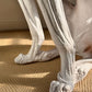 An Impeccable 1950's Italian Life Size Glazed Terracotta Greyhound Statue