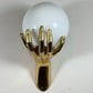 Maison Arlus Gilt Gold Bronze Hand Wall Sconce France 1970's