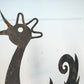 Antique Folk Art Iron Vane Hen and Chicks France 19th Century