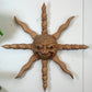 Italian Wooden Sun Face Mask Carving by Hermann Reichegger