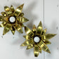 Pair of Maison Jansen Flower Wall Lights