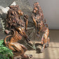 Pair of Vintage Lion Wall Plaques
