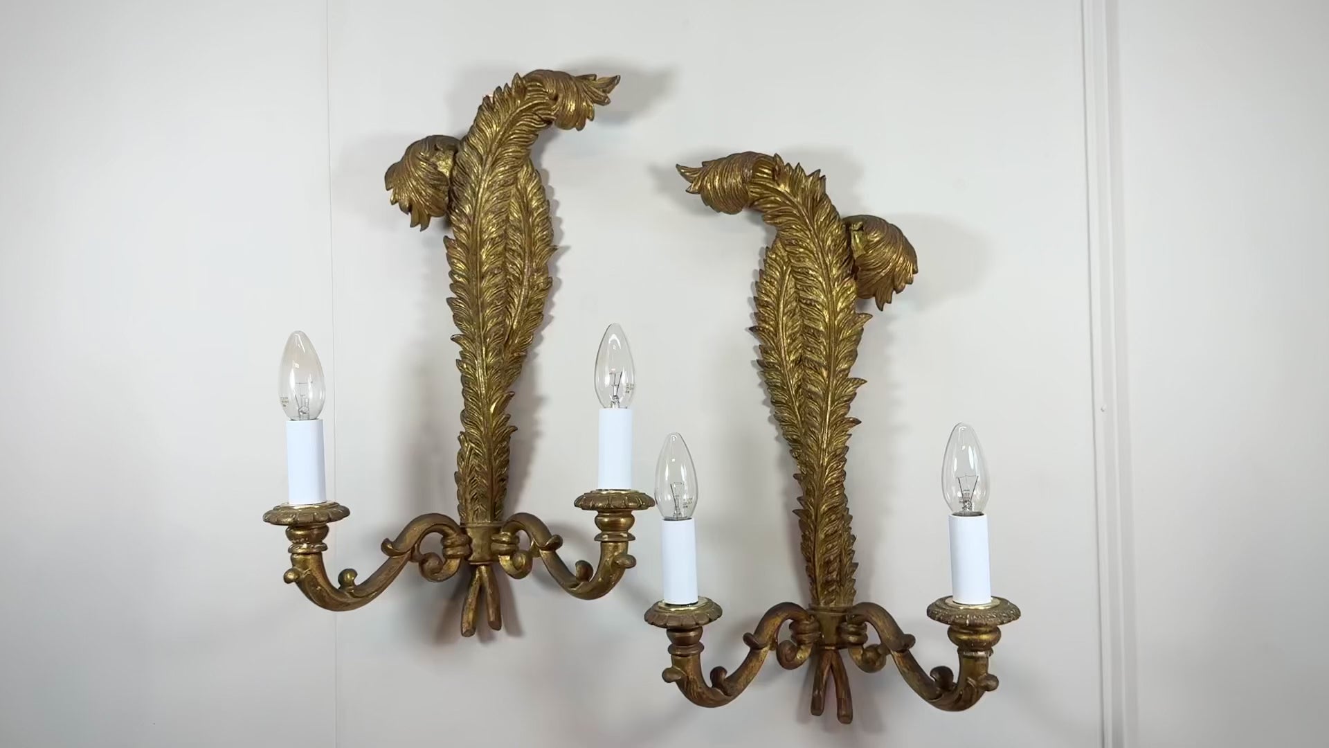 antique-giltwood-italian-feather-wall-lights