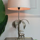 Valenti Stag Silver Table Lamp 1970's