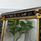 Late 19th Century Gilt and Black Eglomise Wall Mirror