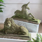 19th Century Heraldic Lion and Unicorn Statues